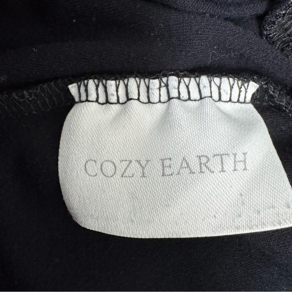 Cozy Earth Womens Bamboo Jogger Pants Black Size Medium Loungewear Comfy Stretch - Picture 10 of 16